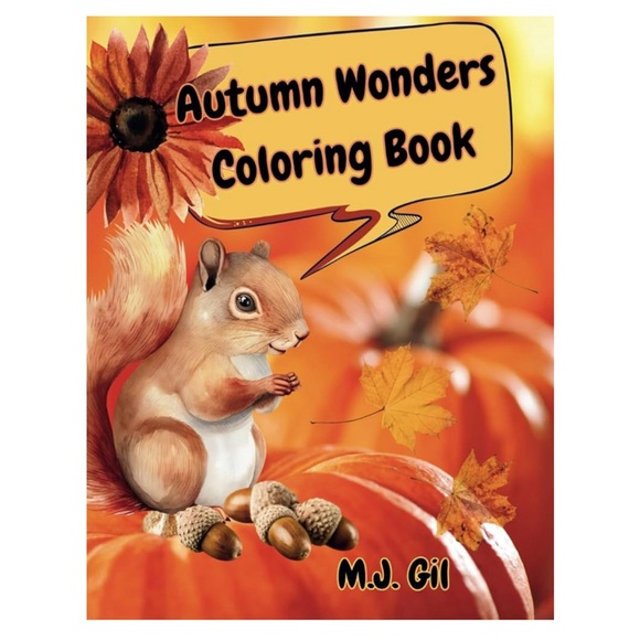 Autumn Wonders Coloring Book - Picture 1 of 2